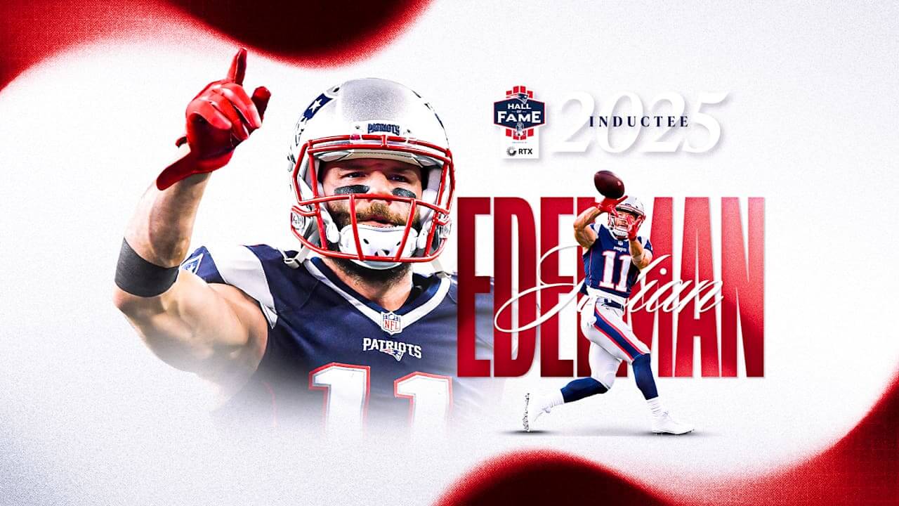 Julian Edelman Celebrating